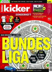:  Kicker Sportmagazin Sonderheft Bundesliga 2020,2021