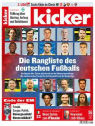 :  Kicker Sportmagazin No 56 vom 12 Juli 2021