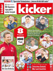 : Kicker Sportmagazin No 81 vom 07 Oktober 2021
