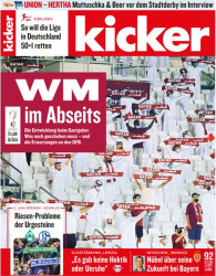: Kicker Sportmagazin No 92 vom 15  November 2021
