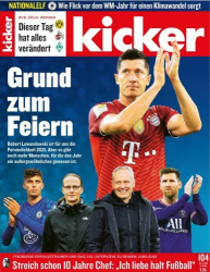 : Kicker Sportmagazin No 104 vom 27  Dezember 2021
