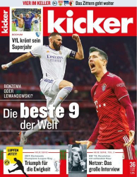 : Kicker Sportmagazin Nr 36 vom 02  Mai 2022
