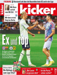 : Kicker Sportmagazin No 74 vom 12  September 2022
