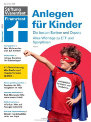 : Stiftung Warentest Finanztest Magazin November No 11 2022
