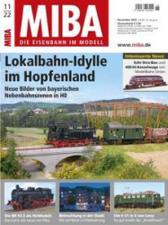 :  Miba Die Eisenbahn im Modell Magazin November No 11 2022