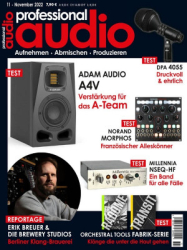 : Professional Audio Magazin Nr 11 November 2022