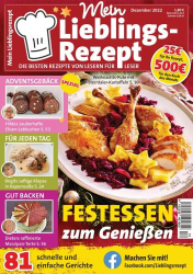: Mein Lieblingsrezept Magazin No 12 Dezember 2022
