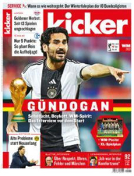 :  Kicker Sportmagazin No 92 vom 14 November 2022