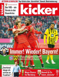 : Kicker Sportmagazin No 28 vom 03  April 2023
