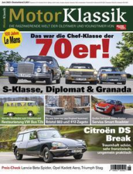 :  Motor Klassik Magazin Juni No 06 2023