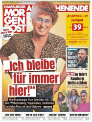:  Hamburger Morgenpost am Wochenende vom 23-26 Dezember 2023
