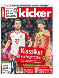 :  Kicker Sportmagazin No 27 vom 28 März 2024