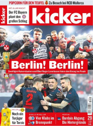 : Kicker Sportmagazin No 29 vom 04  April 2024
