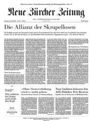 : Neue Zurcher Zeitung International - 20. April 2024