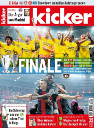 : Kicker Sportmagazin No 39 vom 10  Mai 2024
