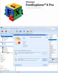 : Monotype FontExplorer X Pro v3.5.3 for Windows
