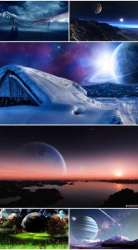 : Sci Fi Landscape Wallpaper Pack 4