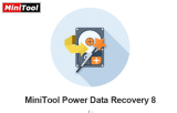 : MiniTool Power Data Recovery Business Technician v8.6