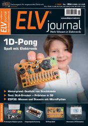 :  ELV-Journal Magazin (Mehr wissen in Elektronik) Februar-März No 01 2020