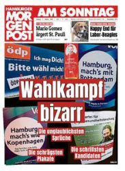 :  Hamburger Morgenpost am Sonntag 02 Februar 2020