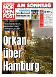 :  Hamburger Morgenpost am Sonntag 09 Februar 2020