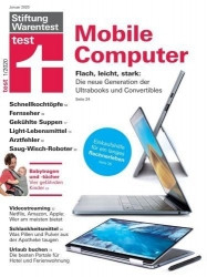 :  Stiftung Warentest Test Magazin Januar No 01 2020