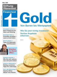 :  Stiftung Warentest Finanztest Magazin März No 03 2020