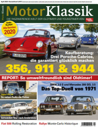 :  Auto Motor Sport Klassik Magazin April No 04 2020