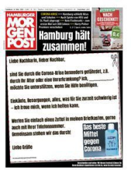 :  Hamburger Morgenpost 14 März 2020
