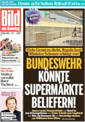 :  Bild am Sonntag vom 15 März 2020