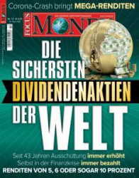 :  Focus Money Finanzmagazin No 13 vom 18 März 2020