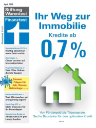 :  Stiftung  Warentest Finanztest Magazin April No 04 2020