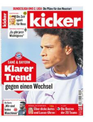 :  Kicker Sportmagazin No 29 vom 02 April 2020