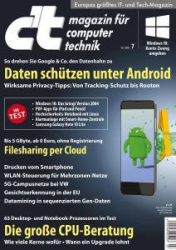 :  ct  Magazin für Computertechnik März No 07 2020