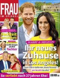 :  Frau im Spiegel Magazin April No 16 2020