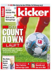 :  Kicker Sportmagazin No 31 vom 09 April 2020