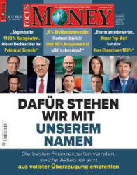 :  Focus Money Finanzmagazin No 17 vom 15 April 2020