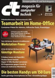 :  ct Magazin für Computertechnik April No 09 2020