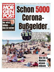 :  Hamburger Morgenpost 25 April 2020