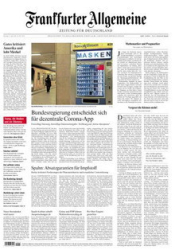 :  Frankfurter Allgemeine 27 April 2020