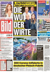 :  Bild Zeitung 02 Mai 2020