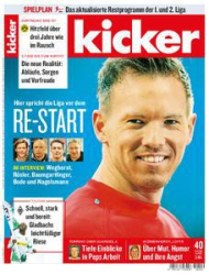 :  Kicker Sportmagazin No 40 vom 11 Mai 2020