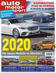 : Auto Motor und Sport Magazin No 12 vom 20 Mai 2020