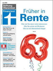 : Stiftung Warentest Finanztest Magazin Juni No 06 2020