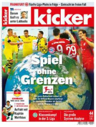 : Kicker  Sportmagazin No 44 vom 25 Mai 2020