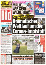 :  Bild  Zeitung 16 Juni 2020