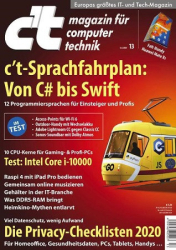 :  ct Magazin für Computertechnik Juni No 13 2020