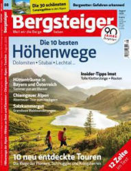 :  Bergsteiger Das Tourenmagazin August No 08 2020