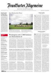 :  Frankfurter Allgemeine 30 Juli 2020