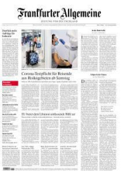 :  Frankfurter Allgemeine 07 August 2020